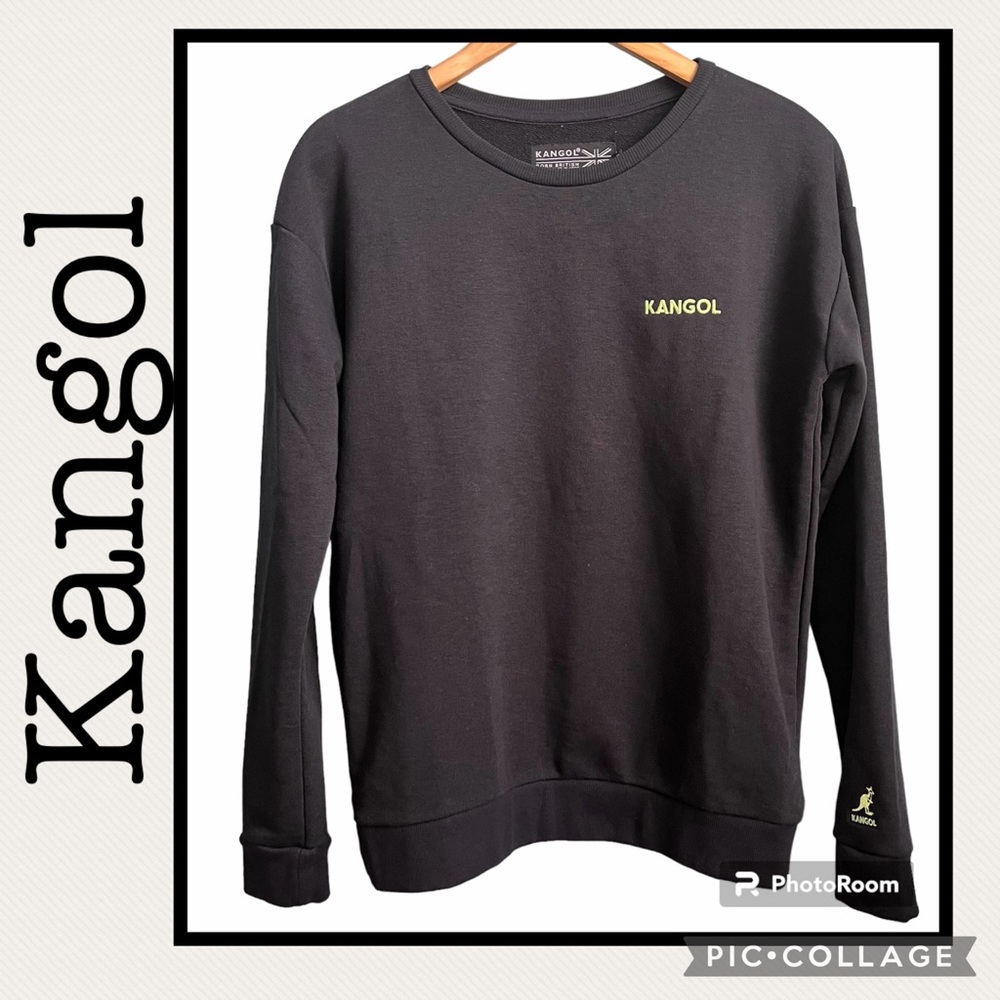 Kangol Black Crewneck Sweatshirt Size M